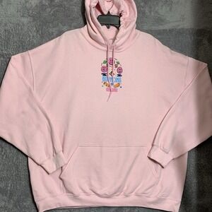ALAB Sweatshirt Adult XXLarge Pink Hooded Long Sleeve